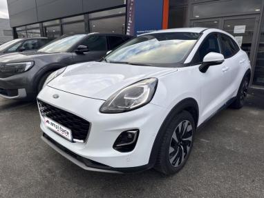 Voir le détail de l'offre de cette FORD Puma 1.0 Flexifuel 125ch S&S mHEV Titanium de 2024 en vente à partir de 238.67 €  / mois