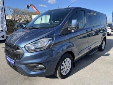 Voir le détail de l'offre de cette FORD Transit Custom Fg 320 L2H1 2.0 EcoBlue 170 S&S Cabine Approfondie Limited BVA6 7cv de 2023 en vente à partir de 481.13 € / mois
