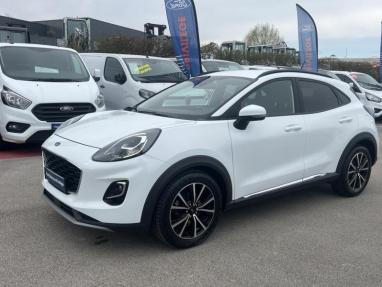 Voir le détail de l'offre de cette FORD Puma 1.0 EcoBoost 125ch mHEV Titanium 7cv de 2020 en vente à partir de 203 €  / mois