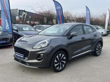 Voir le détail de l'offre de cette FORD Puma 1.0 EcoBoost 125ch S&S mHEV Titanium Business Powershift de 2022 en vente à partir de 229.27 €  / mois