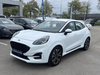 Voir le détail de l'offre de cette FORD Puma 1.0 EcoBoost 125ch S&S mHEV ST-Line Powershift de 2023 en vente à partir de 235.72 € / mois