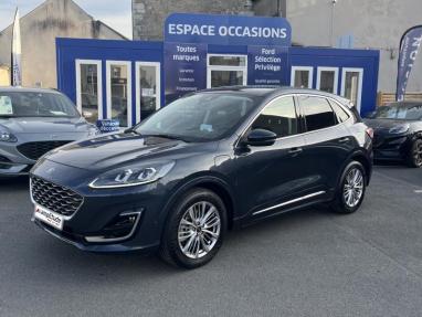 Voir le détail de l'offre de cette FORD Kuga 2.5 Duratec 225ch PowerSplit PHEV Vignale e-CVT de 2020 en vente à partir de 247.28 €  / mois