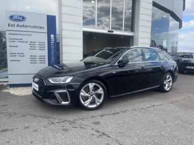 Voir le détail de l'offre de cette AUDI A4 Avant 35 TDI 163ch S line S tronic 7 9cv de 2022 en vente à partir de 396.11 € / mois