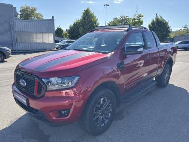Voir le détail de l'offre de cette FORD Ranger 2.0 TDCi 213ch Super Cab Stormtrak BVA10 de 2022 en vente à partir de 485.74 €  / mois
