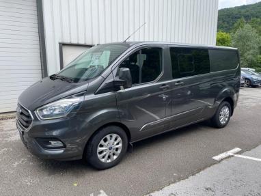 Voir le détail de l'offre de cette FORD Transit Custom Fg 320 L2H1 2.0 EcoBlue 170 S&S Cabine Approfondie Limited BVA6 de 2019 en vente à partir de 387.97 €  / mois