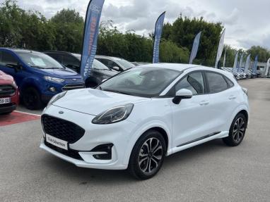 Voir le détail de l'offre de cette FORD Puma 1.0 EcoBoost 125ch S&S mHEV ST-Line Powershift de 2022 en vente à partir de 231.67 €  / mois