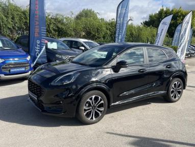 Voir le détail de l'offre de cette FORD Puma 1.0 Flexifuel 125ch S&S mHEV ST-Line de 2023 en vente à partir de 224.24 € / mois