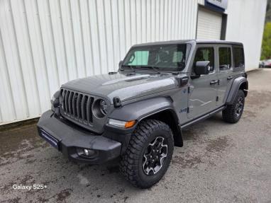Voir le détail de l'offre de cette JEEP Wrangler 2.0 T 380ch 4xe Rubicon Rock-Trac de 2021 en vente à partir de 467.1 €  / mois